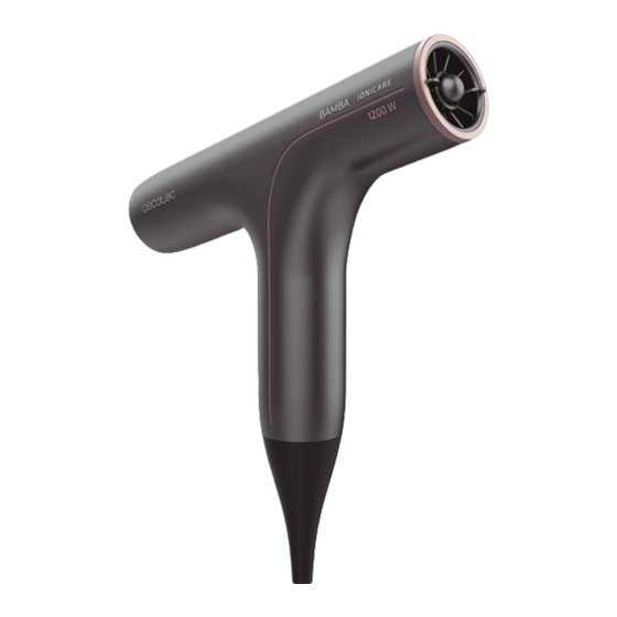 cecotec Bamba IONICARE 6000 ROCKSTAR SOFT PRO Bedienungsanleitung
