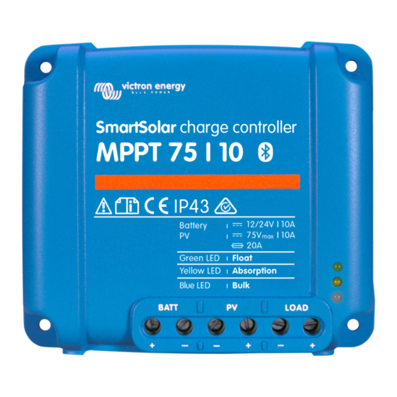 Victron energy SmartSolar MPPT 75/10 Anleitung