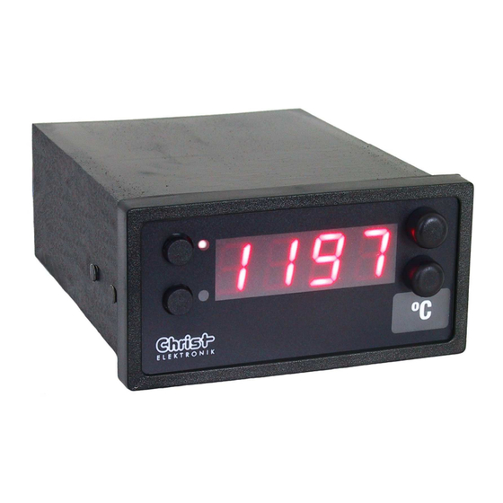 Christ Elektronik CAM 135 Bedienungsanleitung