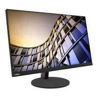 Lenovo ThinkVision T27p-10 Bedienungsanleitung