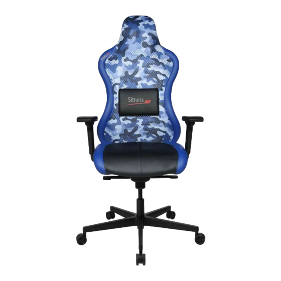 topstar SITNESS RS SPORT PLUS Montage- Und Gebrauchsanweisungen