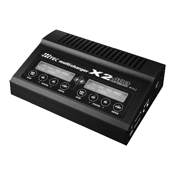 HITEC X2 400 Bedienungsanleitung