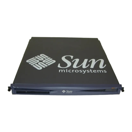 Sun Microsystems Fire V120 Handbücher