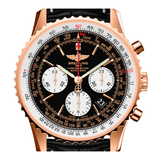 Breitling NAVITIMER 01 Bedienungsanleitung
