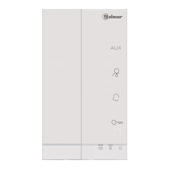 golmar T-ART/G2+ TELEFON Bedienungsanleitung
