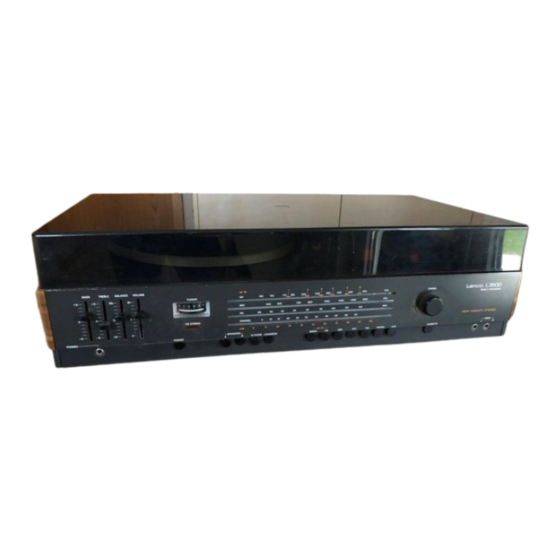 LENCO L 3500 Serviceanleitung