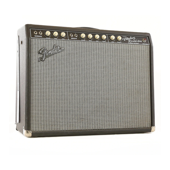 Fender Custom Vibrolux Reverb Handbücher