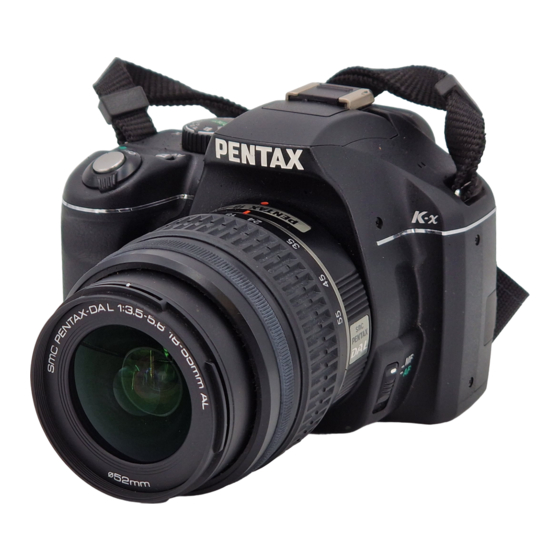 Pentax K-x Handbuch