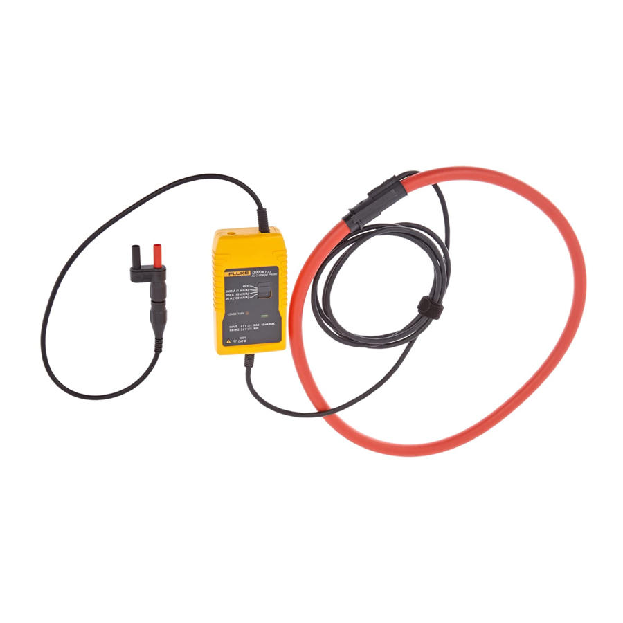 Fluke i3000s Anleitung