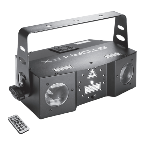 Cameo STORM FX Bedienungsanleitung