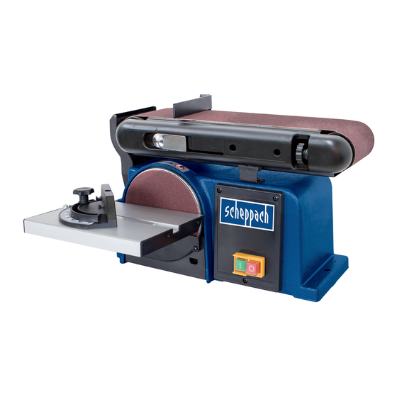 Scheppach bts900 Originalbetriebsanleitung