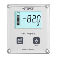 Votronic LCD-Volt-/Amperemeter S Montage- Und Bedienungsanleitung