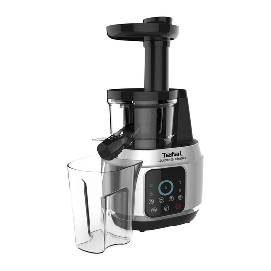 TEFAL JUICE & CLEAN Bedienungsanleitung