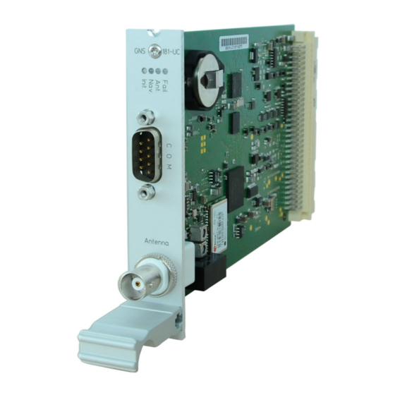 Meinberg IMS-GNS181-UC Handbuch