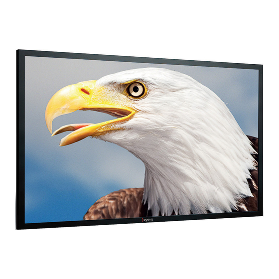 Eyevis EYE-LCD-9800-QHD-V2 Benutzerhandbuch