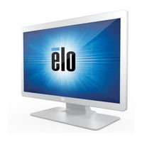 Elo Touch Solutions 2203LM Bedienungsanleitung