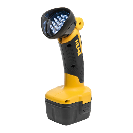 REMS Akku-LED-Lampe Betriebsanleitung