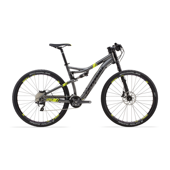 Cannondale SCALPEL 29ER Handbuch