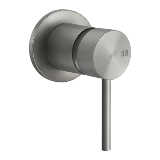 Gessi 54019 Bedienungsanleitung