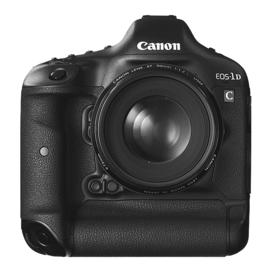 Canon EOS 1D C Handbücher