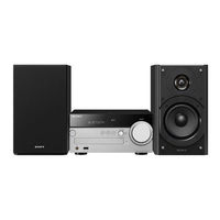 Sony CMT-SX7B Kurzanleitung