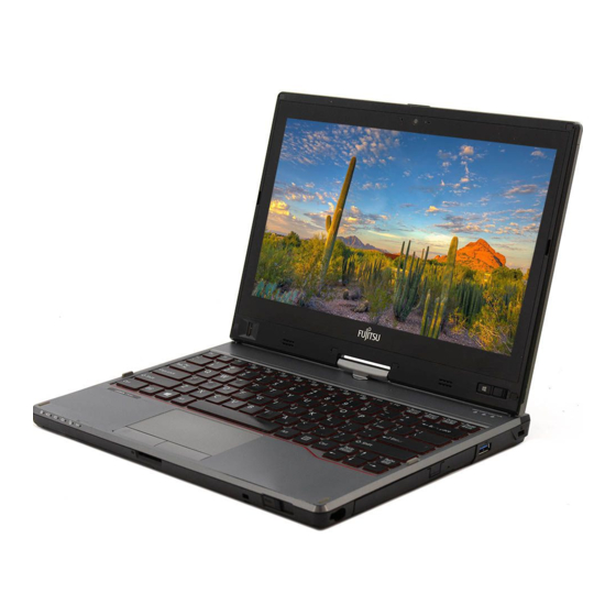 Fujitsu LIFEBOOK T726 Schnellstartanleitung