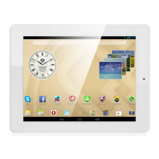 Prestigio MultiPad 4 Ultra Quad 8.0 3G Schnellstartanleitung