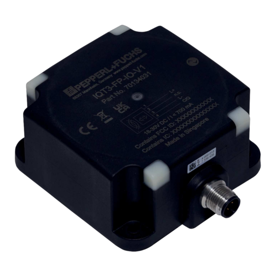 Pepperl+Fuchs IQT3-FP-IO-V1 Handbuch