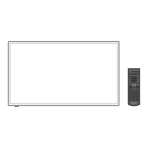 Panasonic TH-75BQE1W Bedienungsanleitung