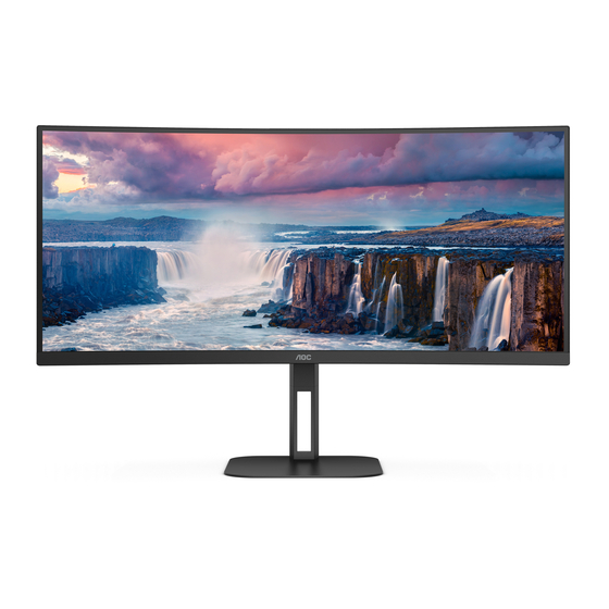 AOC CU34V5C/BK Bedienungsanleitung