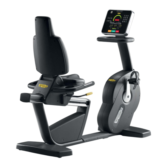Technogym Recline Forma Benutzerhandbuch