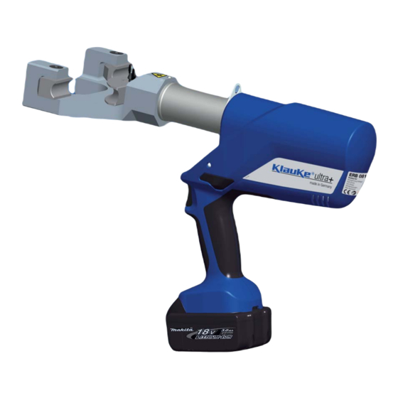 Textron Klauke ERB0818-L Bedienungsanleitung