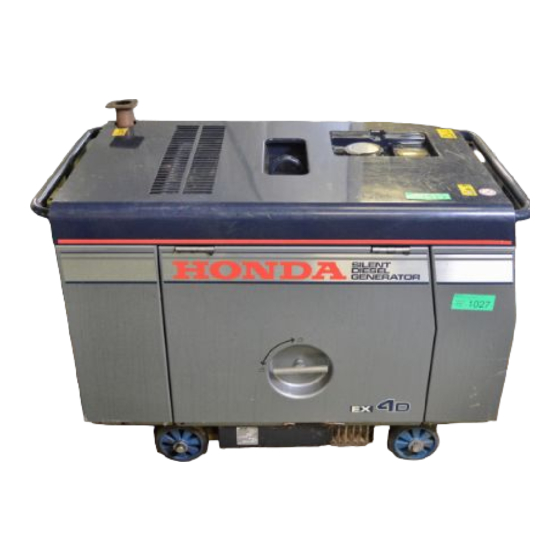 Honda EX4D Bedienungsanleitung