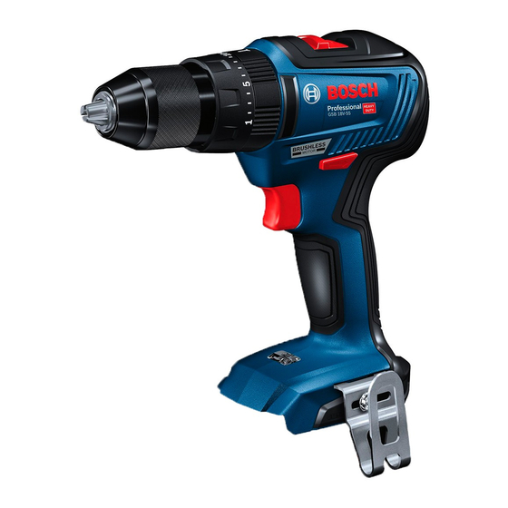 Bosch GSB Professional 18V-55 Originalbetriebsanleitung
