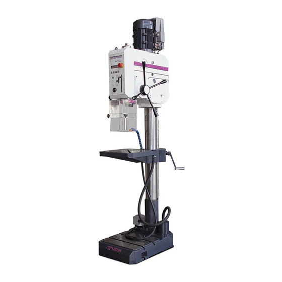 Optimum OPTIdrill DH 35V Betriebsanleitung