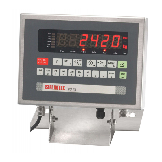 Flintec FT-13 Technisches Handbuch