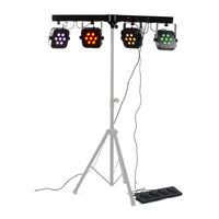 Beamz LED PARBAR 4Way Tricolor Gebrauchsanleitung