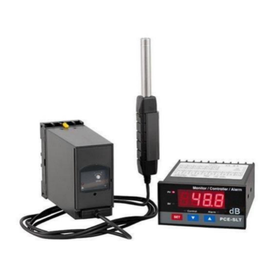 PCE Instruments SLT Bedienungsanleitung