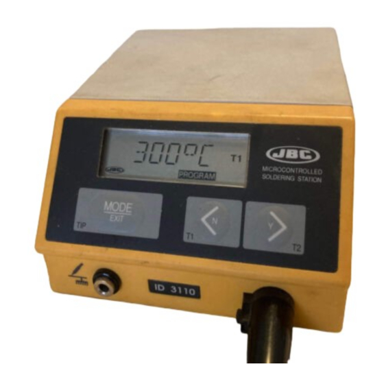 jbc MD 3050 Betriebsanleitung