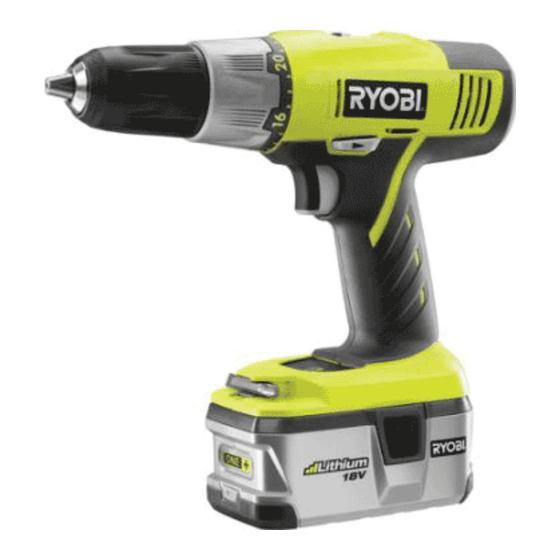 Ryobi LDD-1802 Bedienungsanleitung