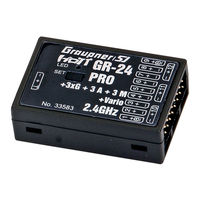 GRAUPNER Empfänger GR-24 PRO Handbuch