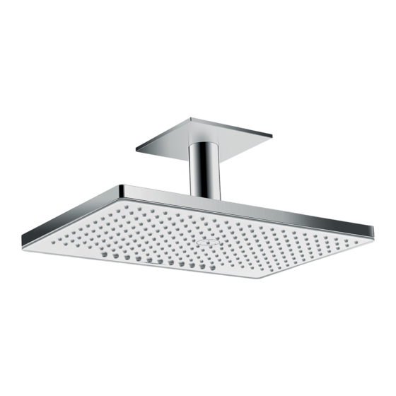 HANSGROHE Rainmaker Select 460 3jet 24016400 Gebrauchsanleitung, Montageanleitung