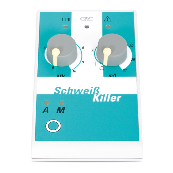 schwa-medico SchweißKiller Gebrauchsanweisung