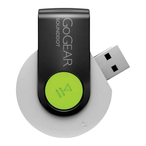 Philips GoGear SA4DOT02 Kurzanleitung