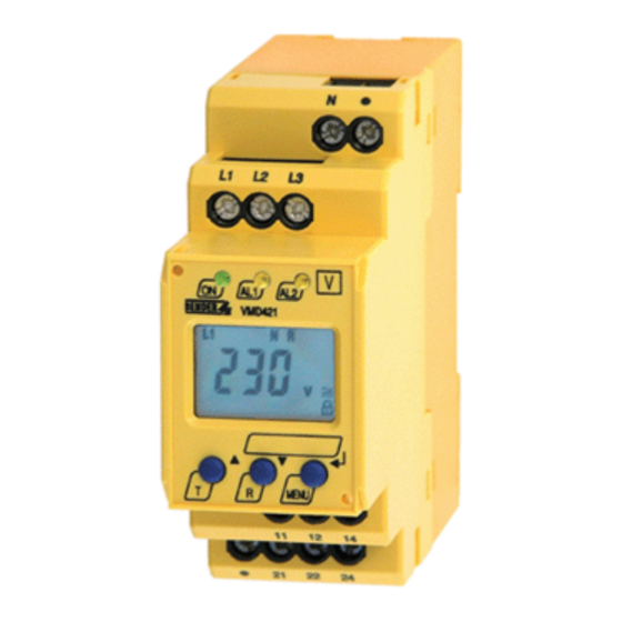 Bender VMD421H Bedienung Und Einstellung