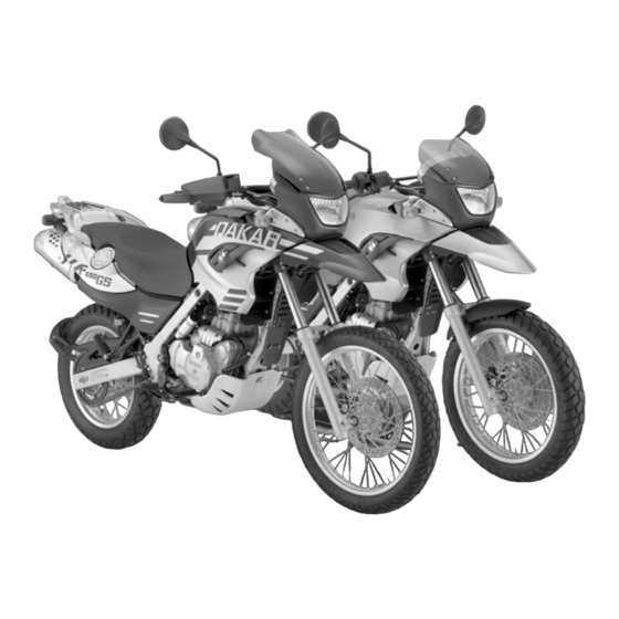 BMW Motorrad F 650 GS 2007 Wartungsanleitung