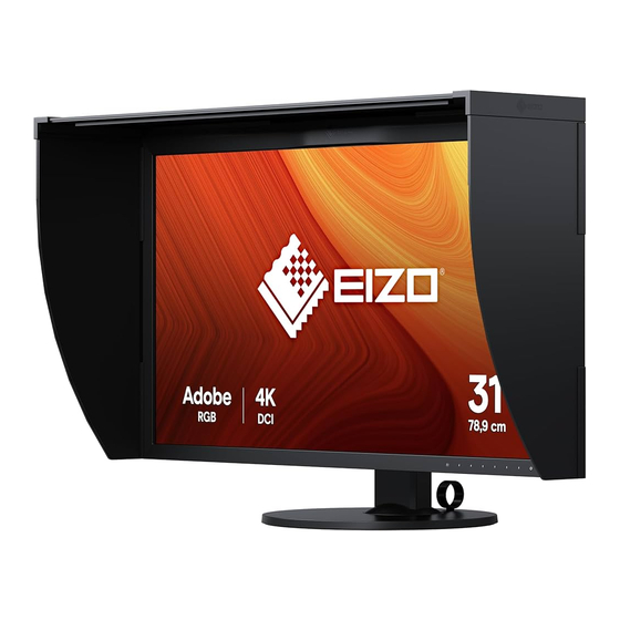 Eizo ColorEdge CG319X Benutzerhandbuch