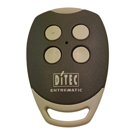 DITEC BIXLR22 Bedienungsanleitung