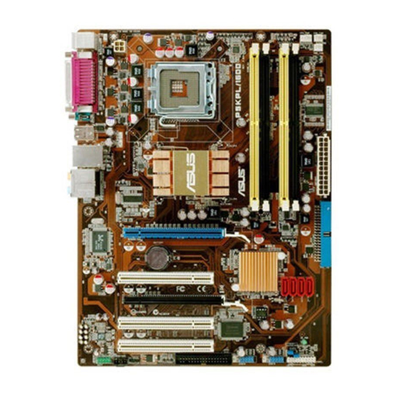 Asus P5KPL/1600 Schnellstartanleitung