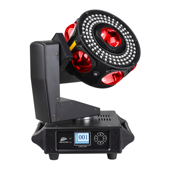JB Systems UFO X4 Bedienungsanleitung